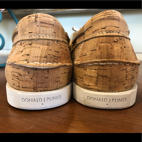 NWOT Sz 8.5 Donald Pliner natural cork loafers - Picture 3 of 8